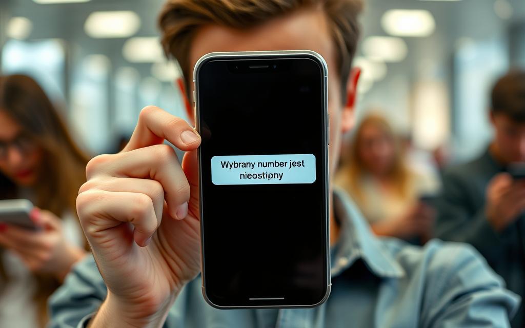 wybrany numer jest niedostępny