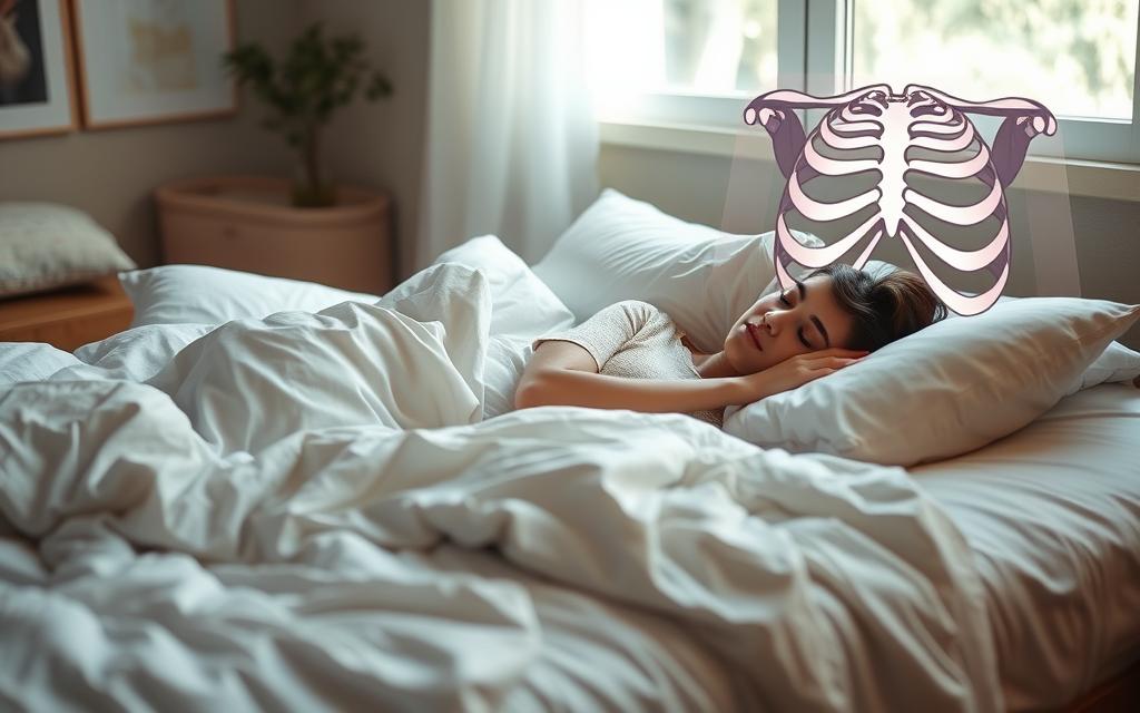 złamane żebra jak spać