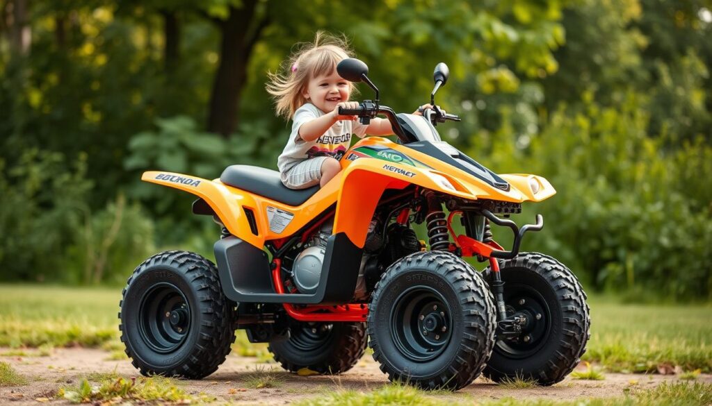 quad spalinowy dla dzieci bezpieczeństwo