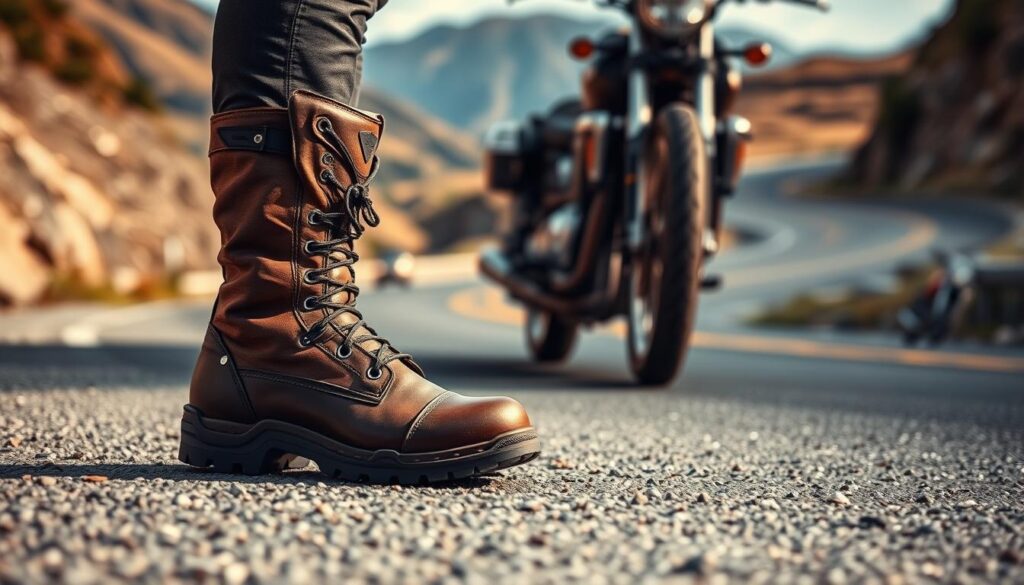 bezpieczeństwo w obuwiu motocyklowym